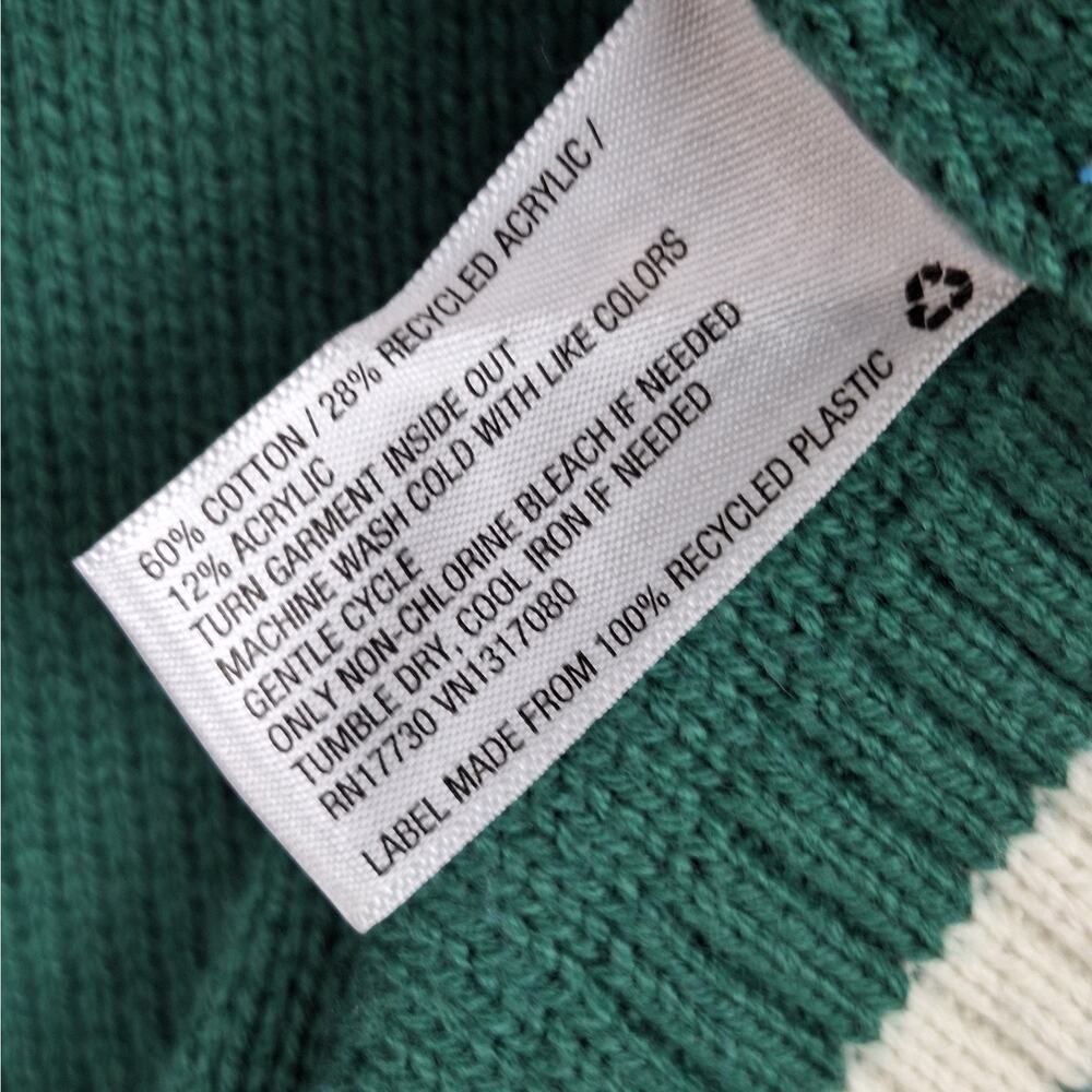 wild fable Blue and Green Cable-Knit Sweater Vest - Picture 5 of 6